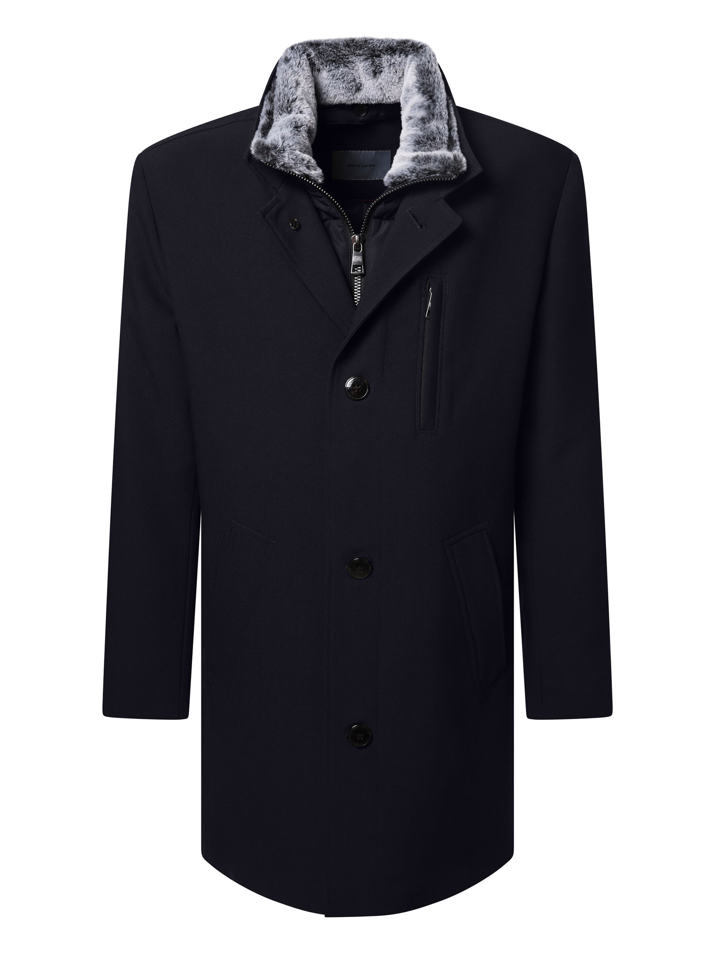 PIERRE CARDIN Mantel in Schwarz: Vorderseite