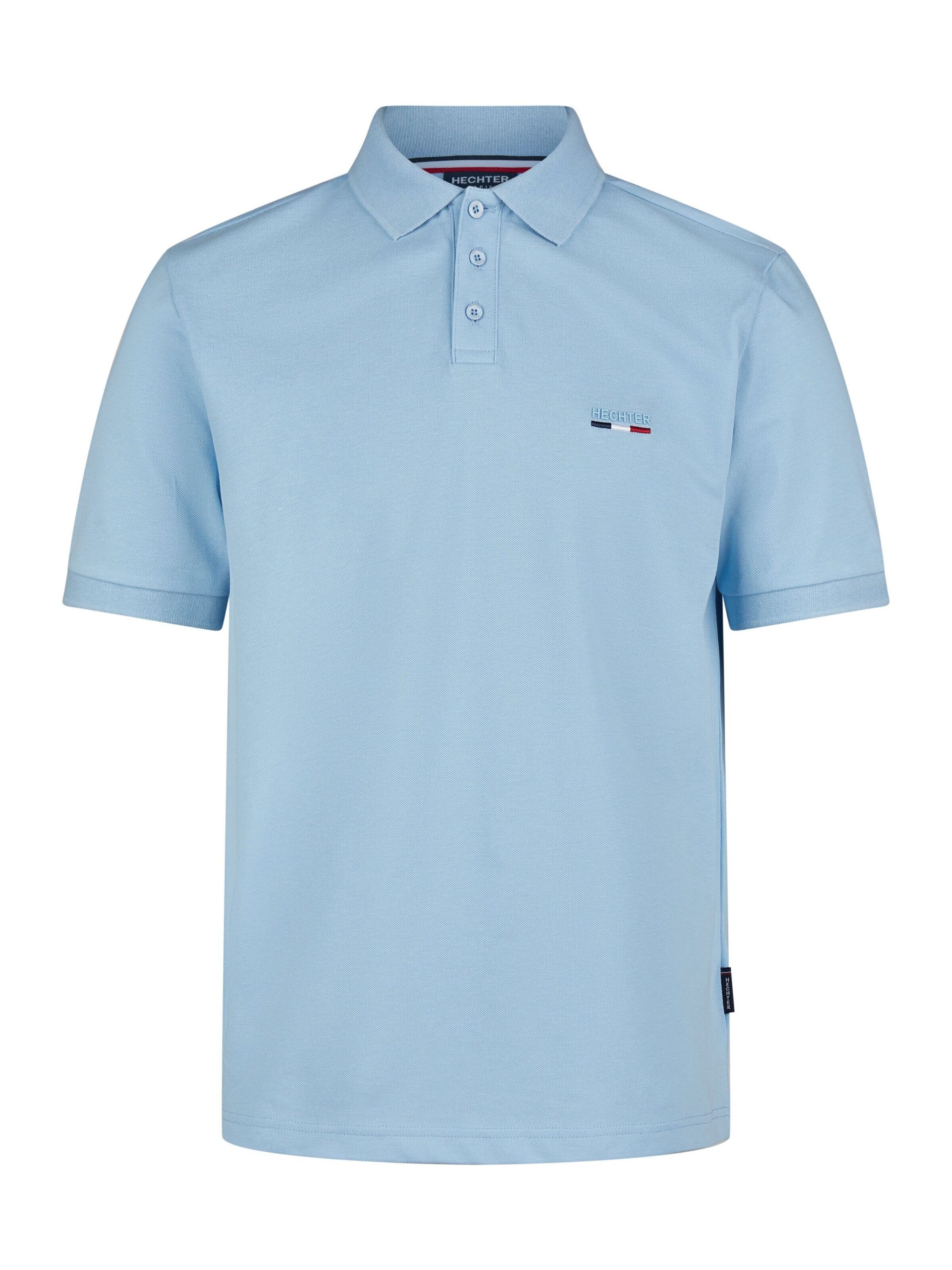 T-Shirt HECHTER PARIS en bleu : devant