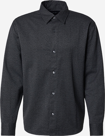 Abercrombie & Fitch Средняя посадка Рубашка в Черный: спереди