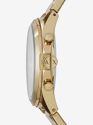 ARMANI EXCHANGE Zegarek analogowy w kolorze złoty