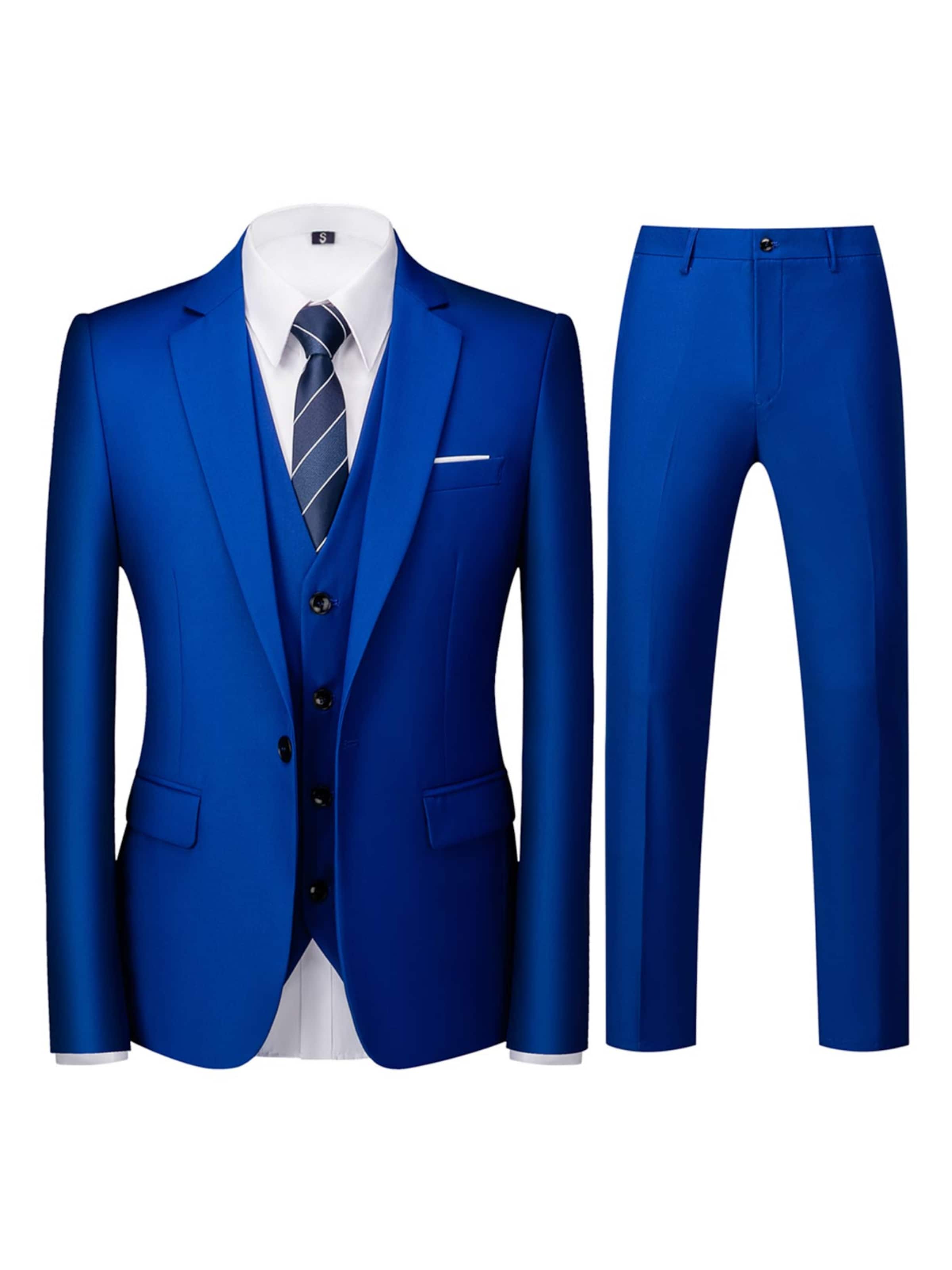 Youthup Suit in Blue: front