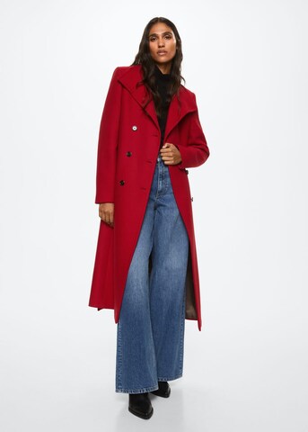 MANGO Between-Seasons Coat 'sirenita' in Red