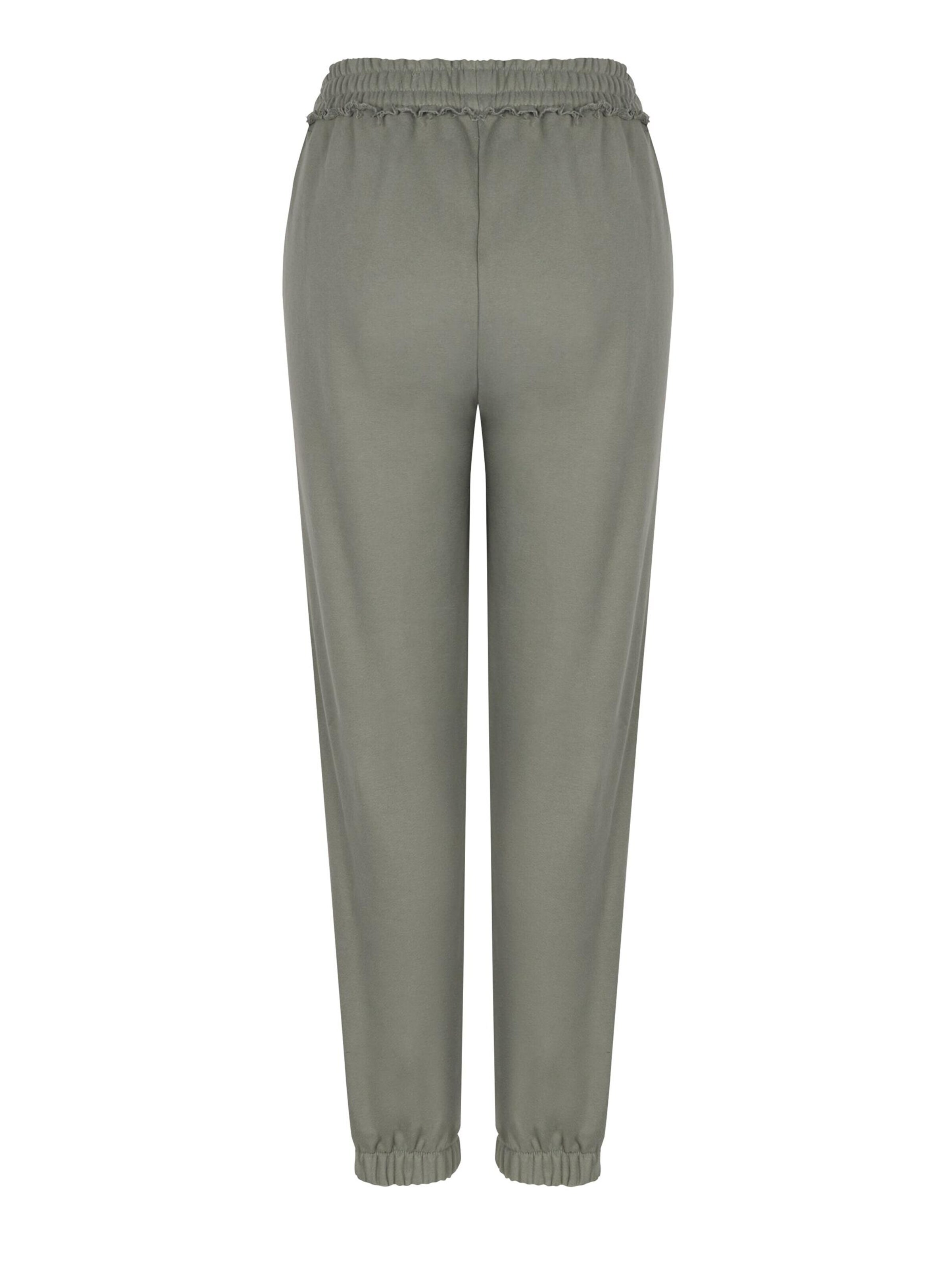 FEMSSY Loose fit Trousers 'LAZE SWEATPANTS GREEN' in Green