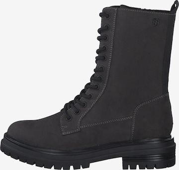 s.Oliver Lace-Up Ankle Boots in Black