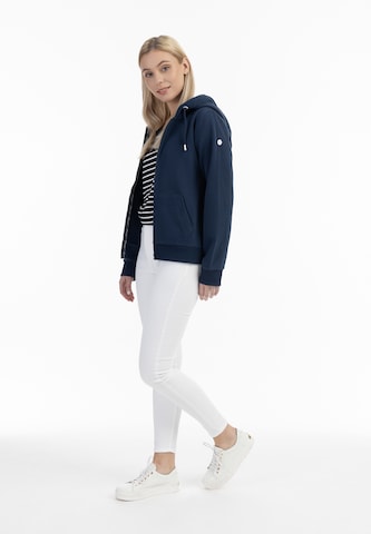 DreiMaster Maritim Sweatvest 'Kilata' in Blauw