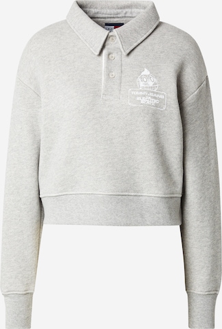 pelēks Tommy Jeans Sportisks džemperis: no priekšpuses