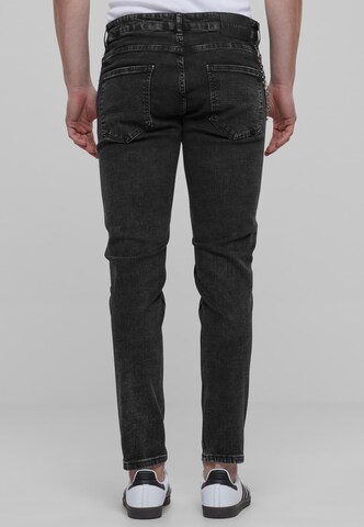 2Y Premium Regular Jeans in Schwarz