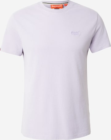 Superdry & Co Paita 'Essential' värissä lila: etupuoli