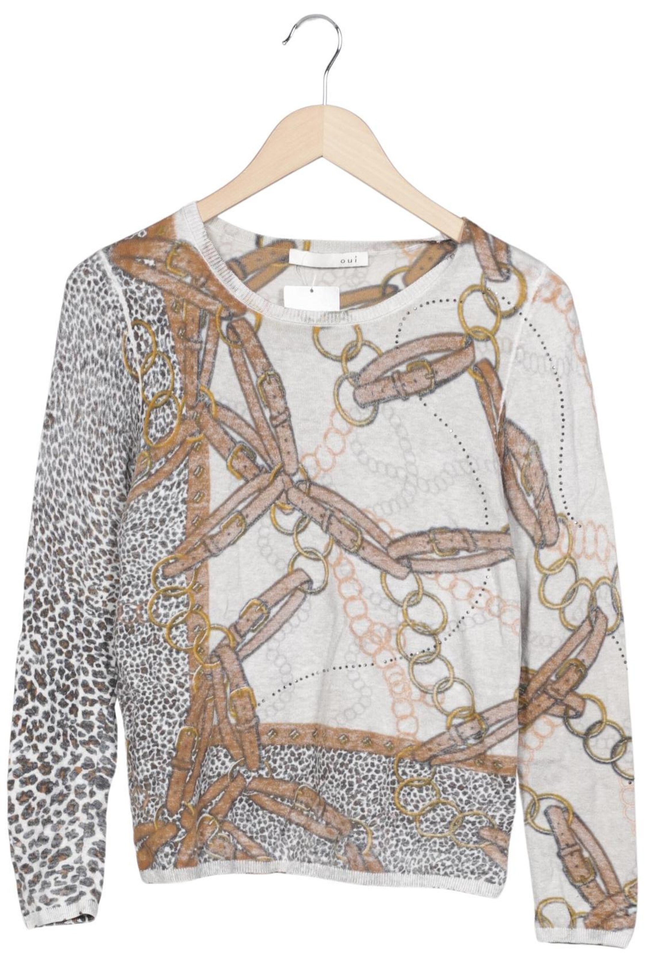 OUI Sweater & Cardigan in S in Beige: front