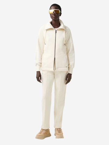 BOGNER Regular Trousers with creases ' Carey ' in White
