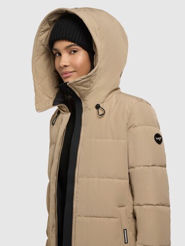 khujo Pitkä talvitakki 'Devion' värissä beige