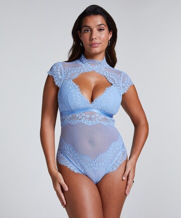 Hunkemöller Body 'Daisy' in Blau: Vorderseite