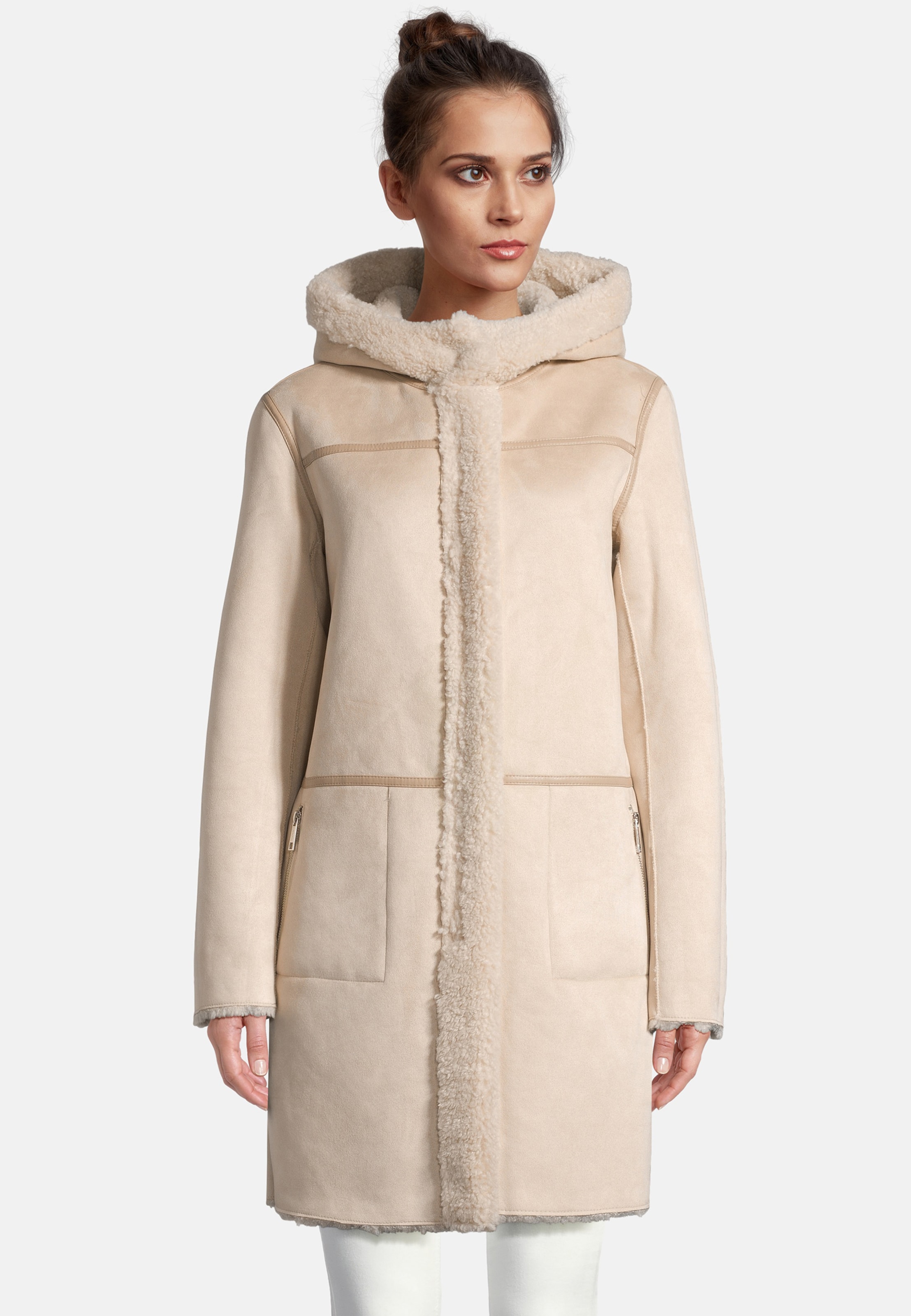 RINO PELLE Winter Coat Alina in Beige ABOUT YOU