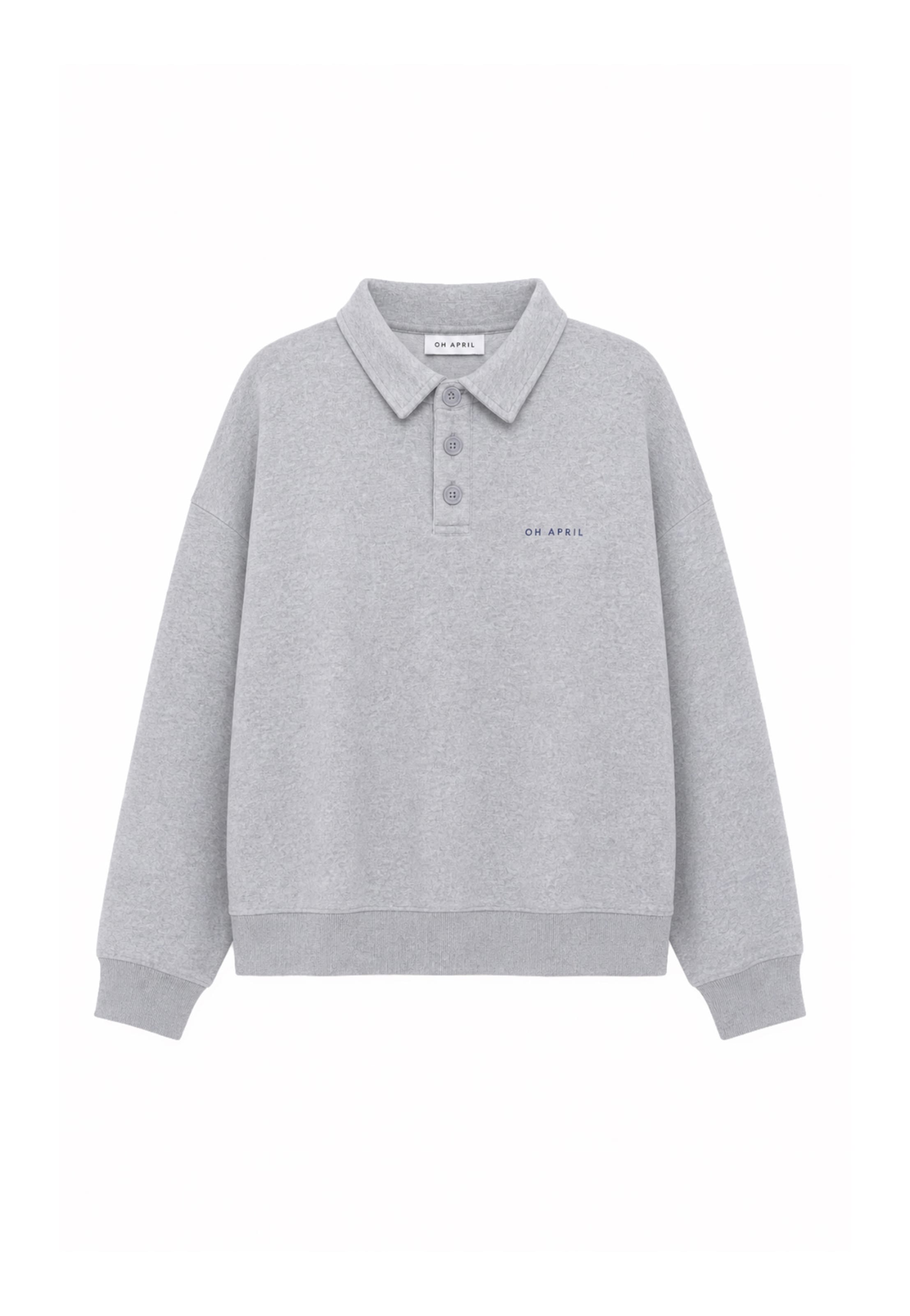 OH APRIL Sweatshirt 'Everywhere' in Grey: front