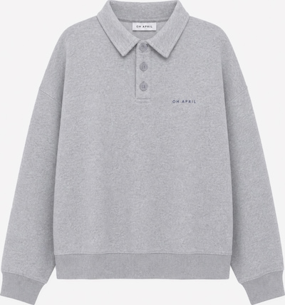 OH APRIL Sweatshirt 'Everywhere' em L em genciana / acinzentado, Vista do artigo