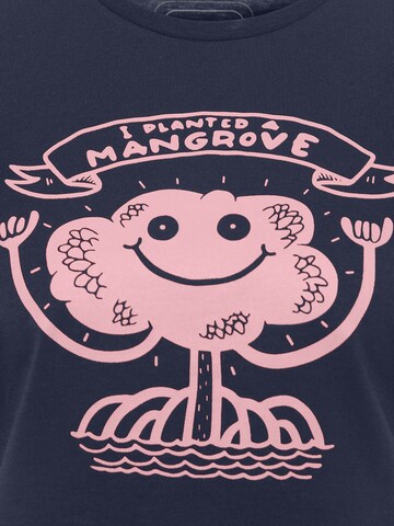 SOMWR Shirt 'MANGROVE ROOT TEE' in Blue