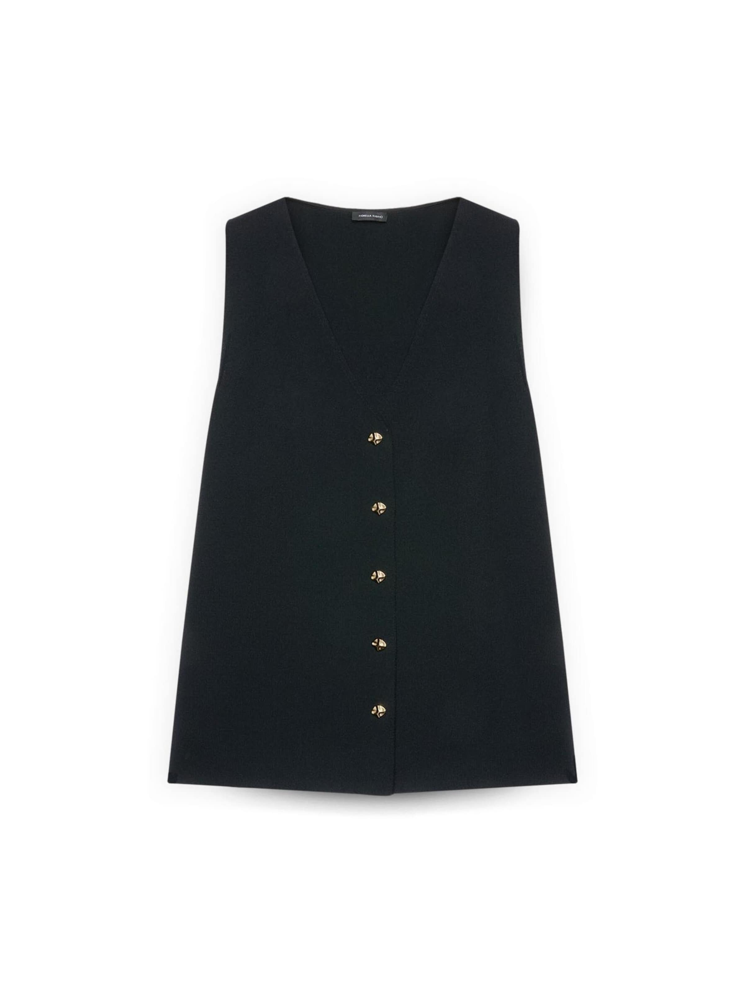 Pullover di Fiorella Rubino in nero: frontale