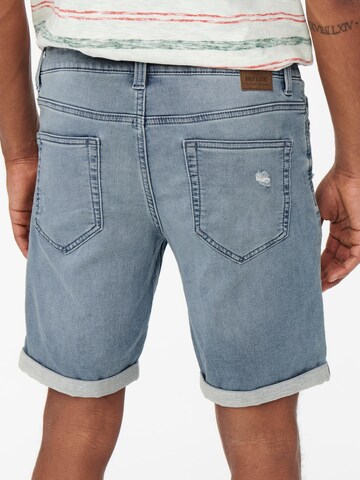 Regular Jeans 'Ply' de la Only & Sons pe albastru