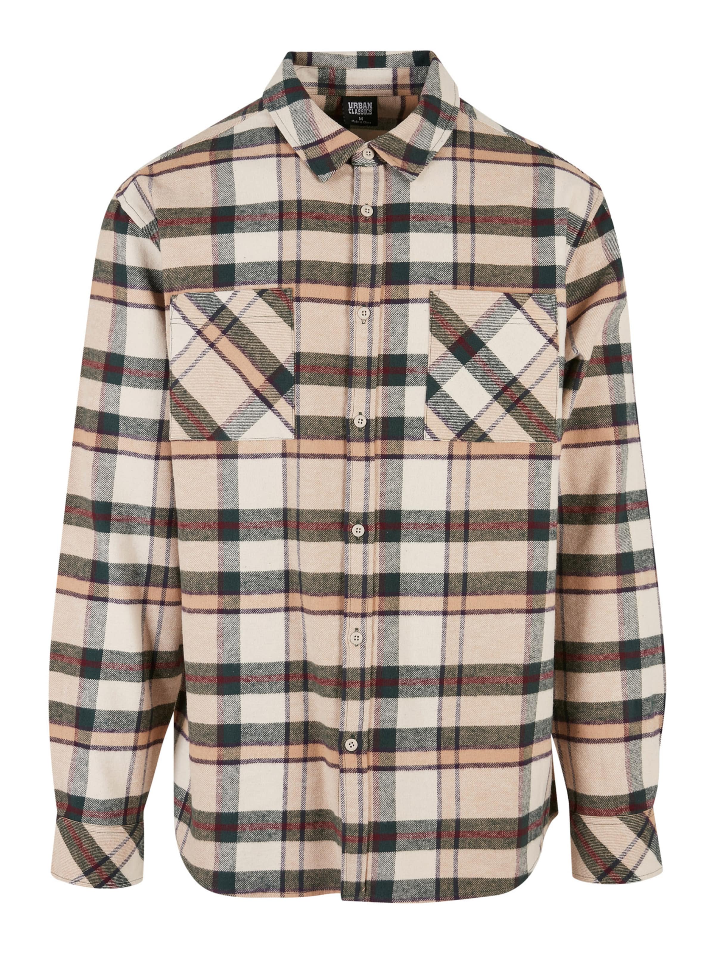 Urban Classics Риза 'Mountain' в бежово: отпред