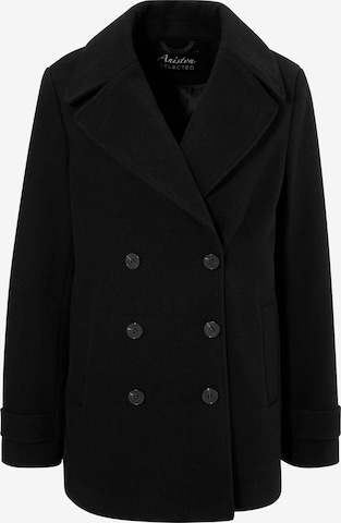 Aniston SELECTED Between-Seasons Coat in Black: front