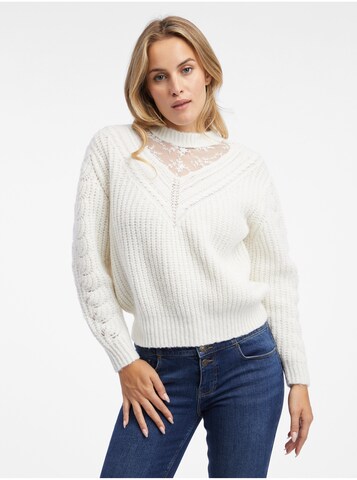 Orsay Sweater in White: front