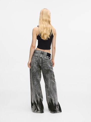 pelēks KARL LAGERFELD JEANS Vaļīgs piegriezums Džinsi