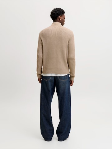 Pulover 'JJPANNEL' de la JACK & JONES pe maro