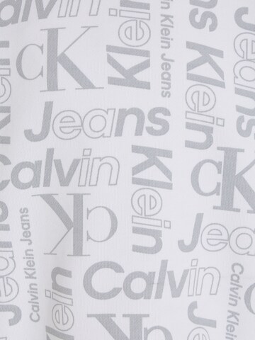 Calvin Klein Jeans Mikina - biela