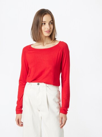 Pull-over 'Onlmila' ONLY en rouge : devant