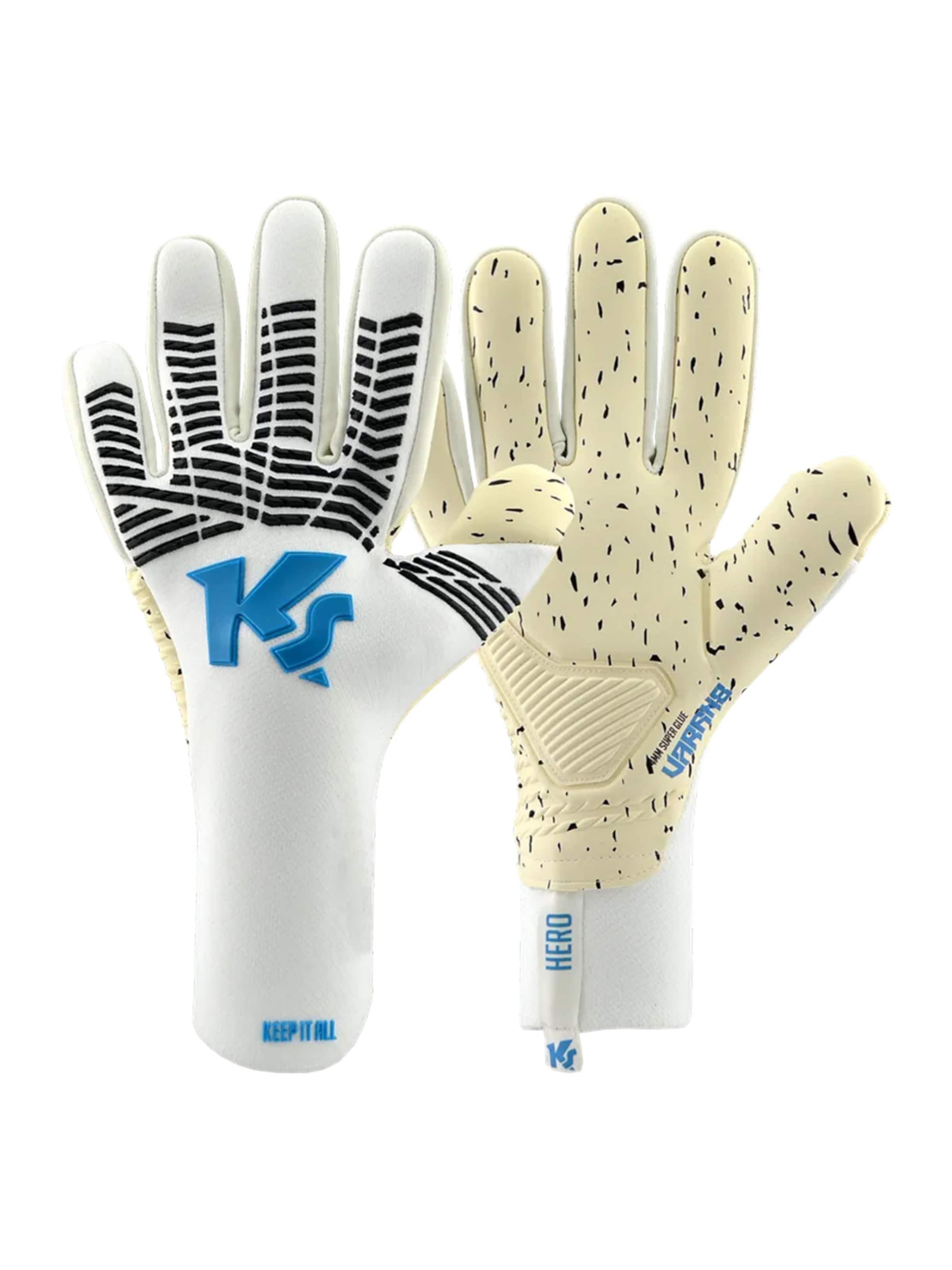 KEEPERsport Sporthandschuhe in Weiß: Vorderseite