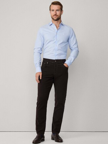 Hackett London Slim Fit Hemd 'ESS' in Blau