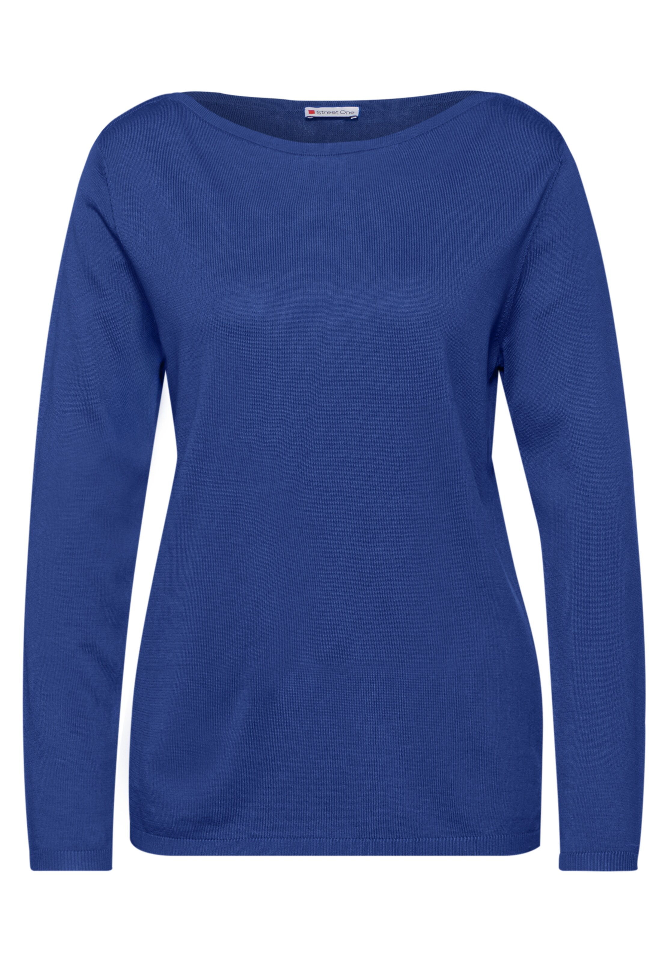 STREET ONE Strickpullover in Blau: Vorderseite