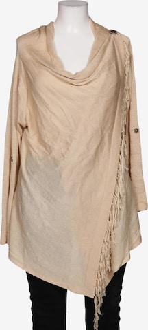 SHEEGO Strickjacke 6XL in Beige: Vorderseite