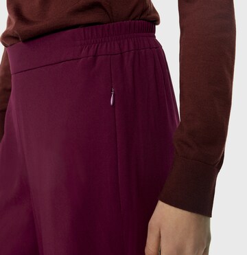 MAC Wide leg Pants 'Coralie' in Red