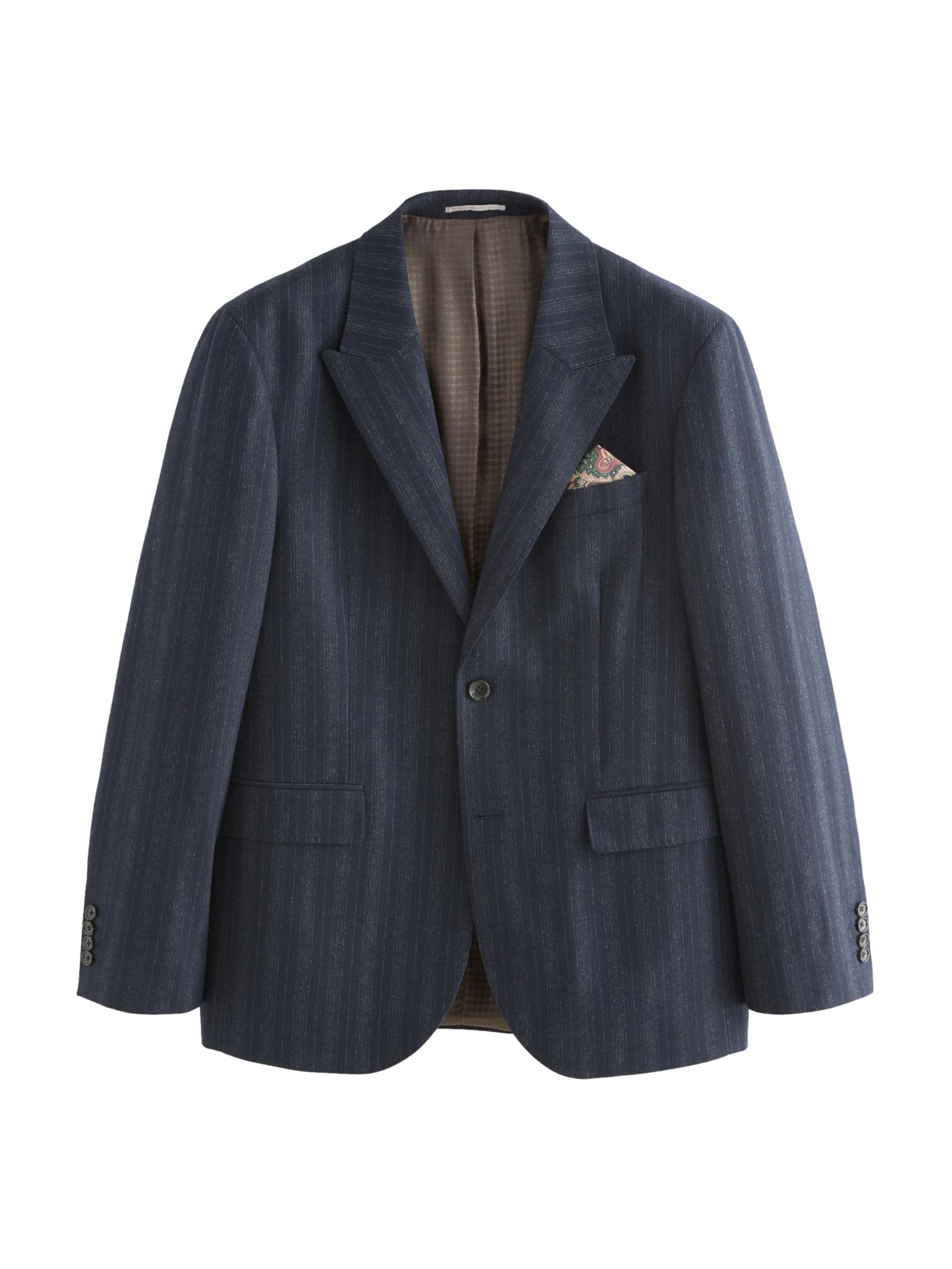 Coupe regular Veste de costume Next en bleu : devant