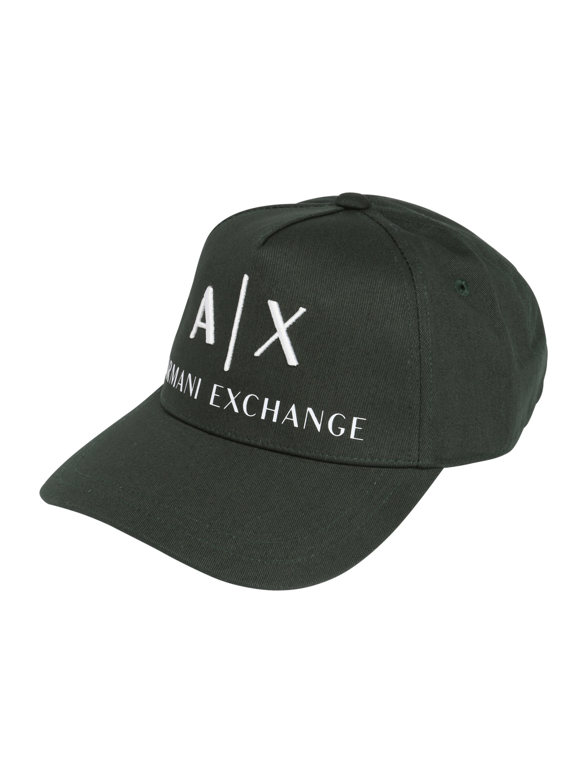 ARMANI EXCHANGE - Gorra en verde: frente
