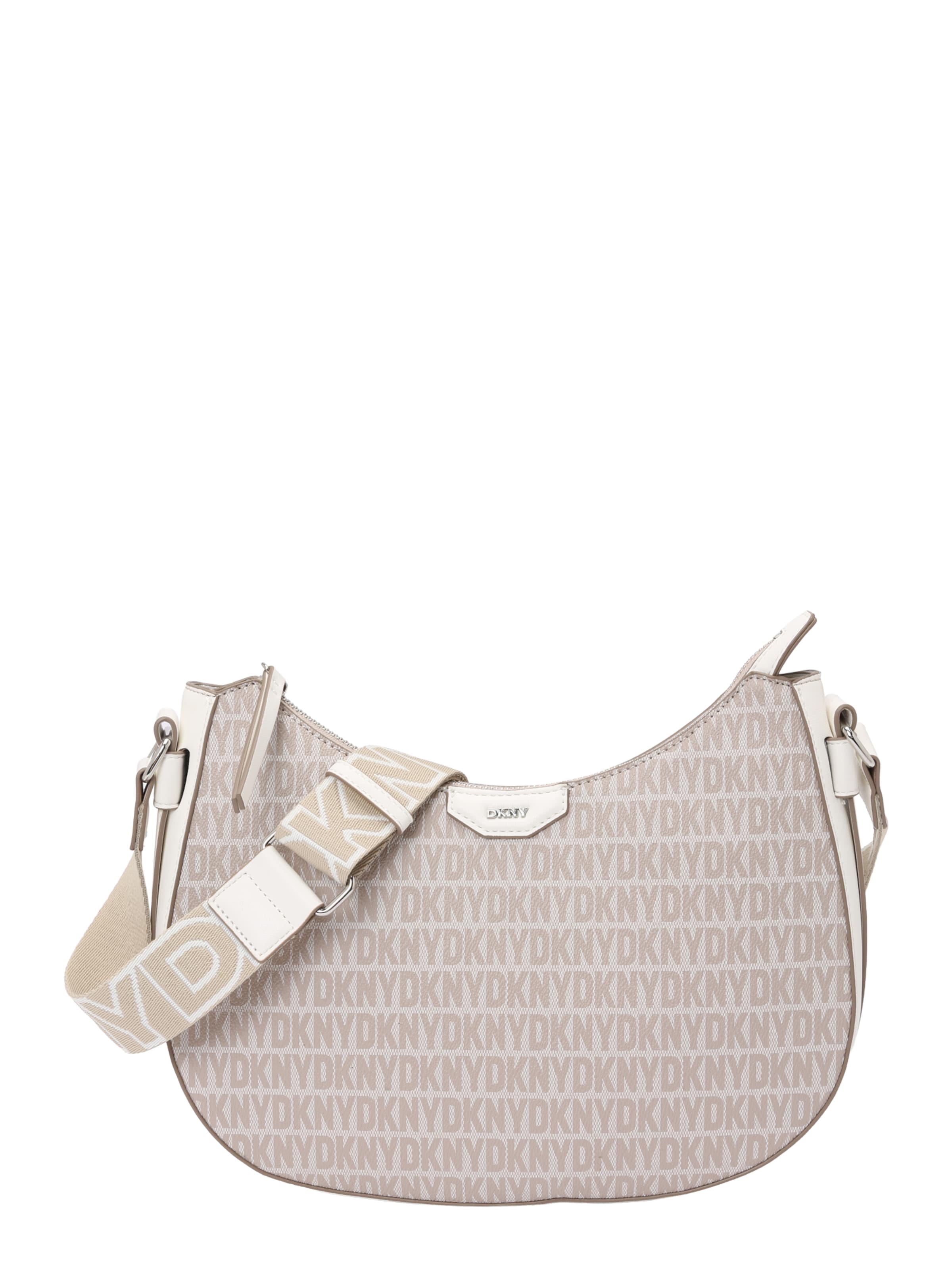 Borsa a tracolla di DKNY in bianco: frontale