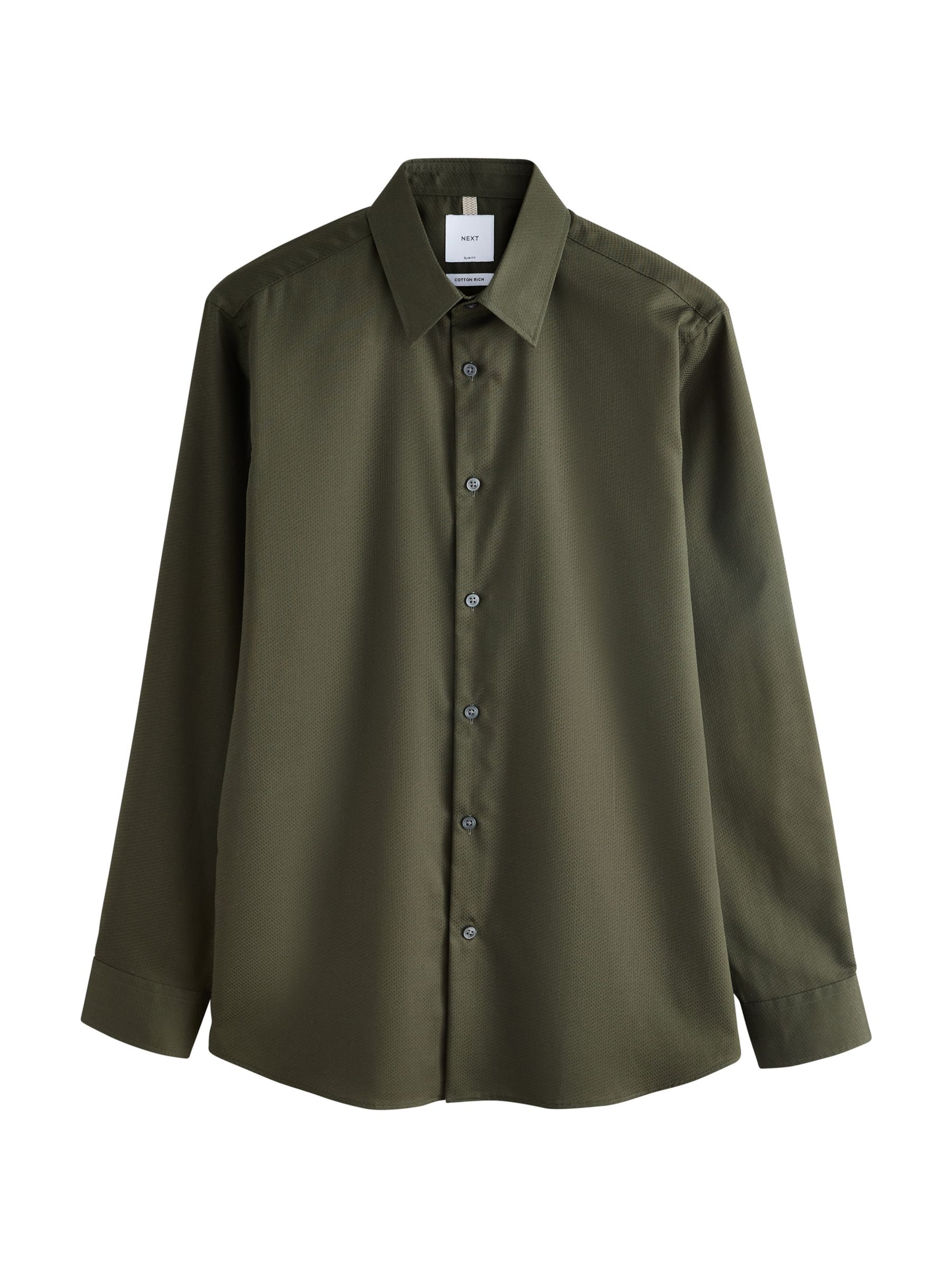 Chemise Next en vert : devant