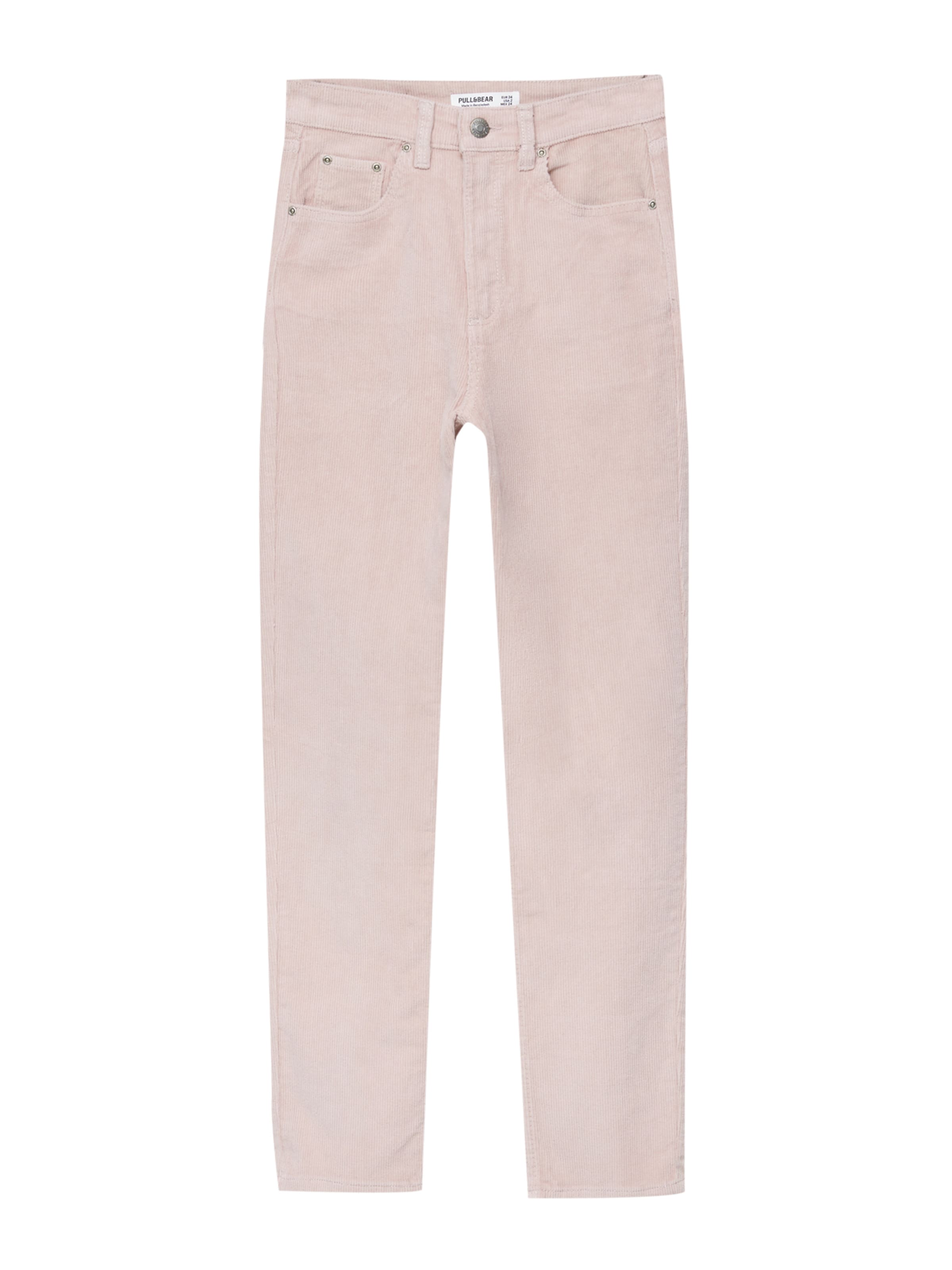 Pull&Bear regular Bukser i pink: forside