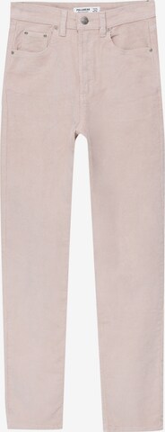 Pull&Bear Regular Broek in Roze: voorkant