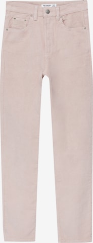 Regular Pantalon Pull&Bear en rose : devant