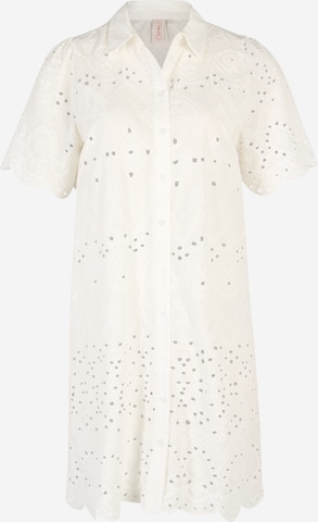 Only Petite Платье-рубашка 'SINA CLEO' в Белый: спереди