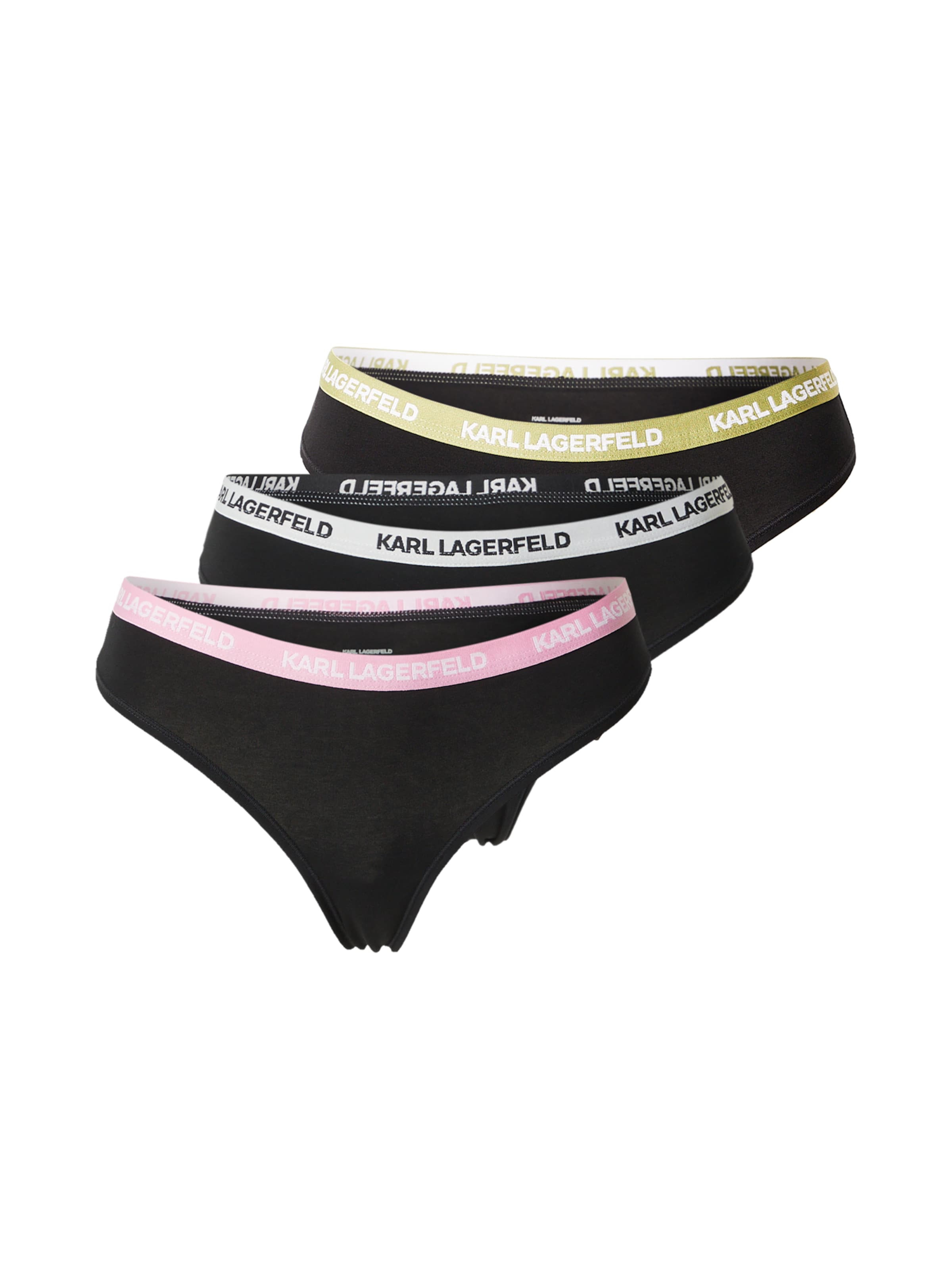 Karl Lagerfeld Tangice | črna barva: sprednja stran