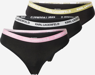 Karl Lagerfeld Stringit koossa L värissä kerma / oliivi / roosa / musta, Tuotenäkymä
