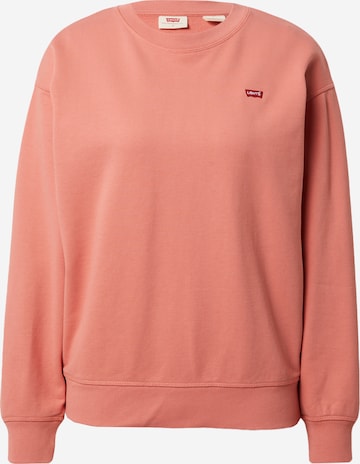 LEVI'S ® Sweatshirt 'Standard Crew' in Orange: front