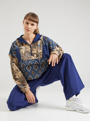 ADIDAS SPORTSWEAR Sports jacket 'Adidas x Farm Rio Premium' in Blue
