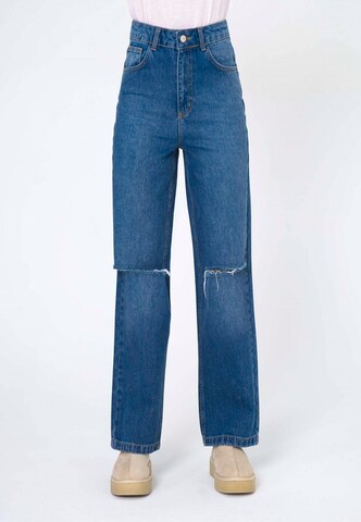 FRESHLIONS Regular Jeans 'Sofia' in Blauw: voorkant