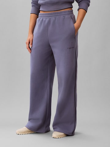 Calvin Klein Sport Loose fit Trousers in Blue: front