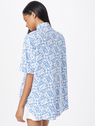 Motel Bluse 'SMITH' in Blau