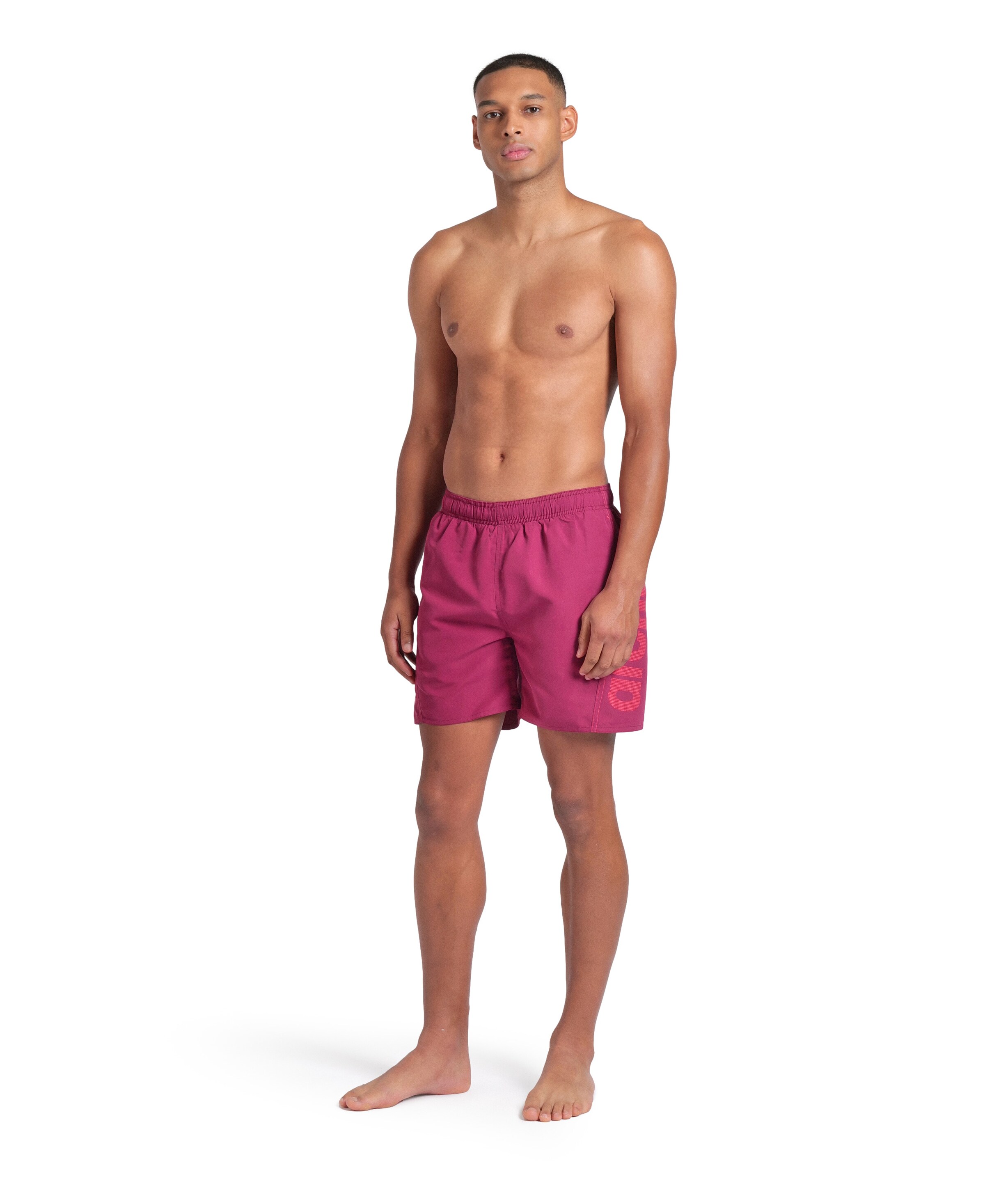 ARENA Swimming Trunks in Purple: front